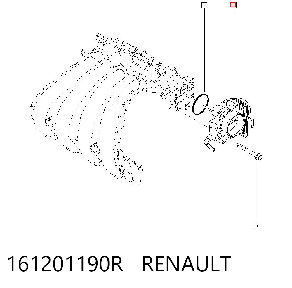 Купити RME6012D Hitachi Дросільна заслінка