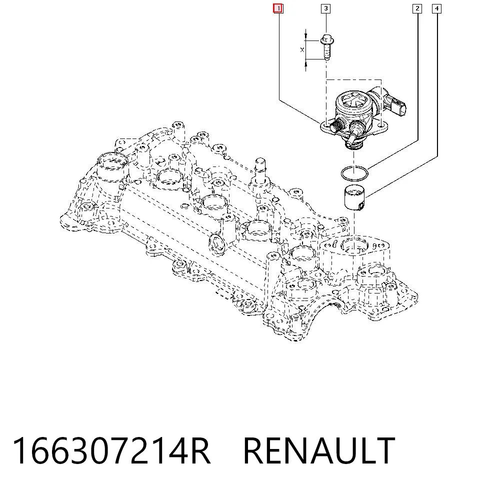 166307214R Renault (RVI) Насос паливний високого тиску (ПНВТ)