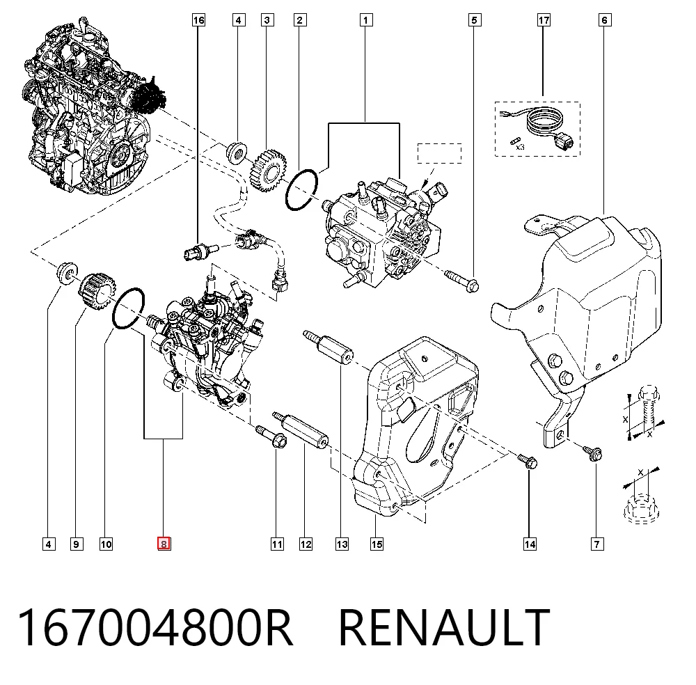 Насос паливний високого тиску (ПНВТ) на Renault Master III FV