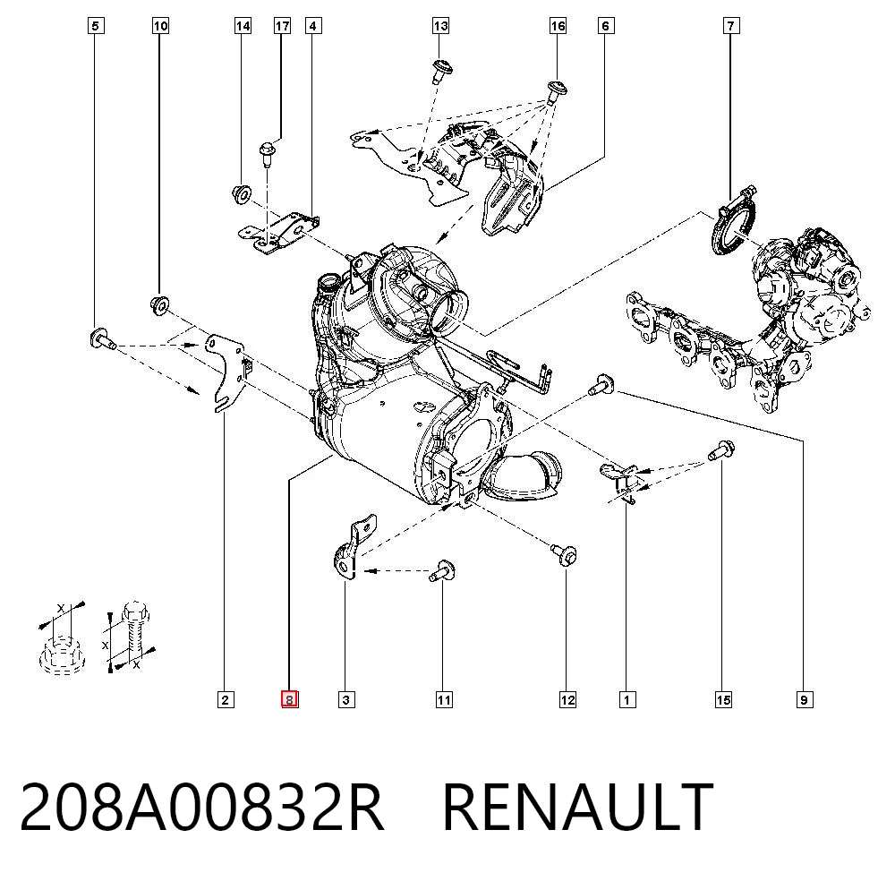 208A00832R Renault (RVI)