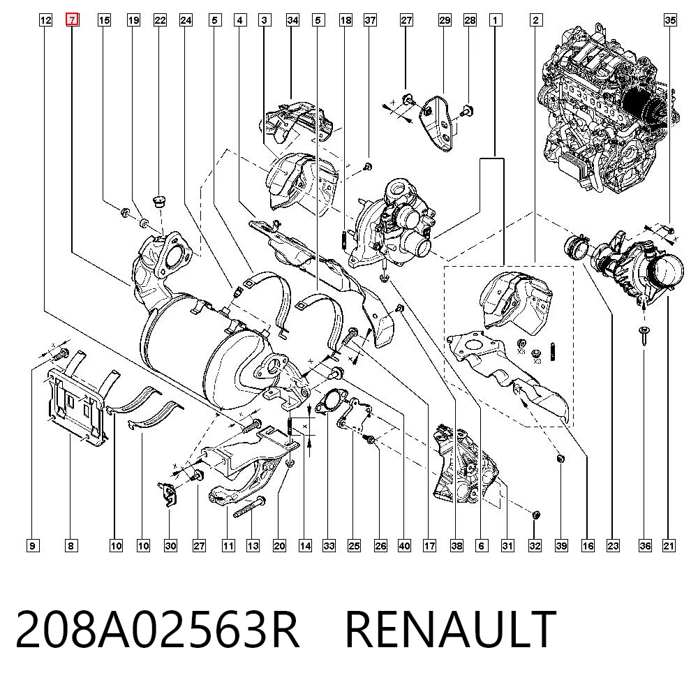 Купити 95520914 Opel Перетворювач відпрацьованих газів