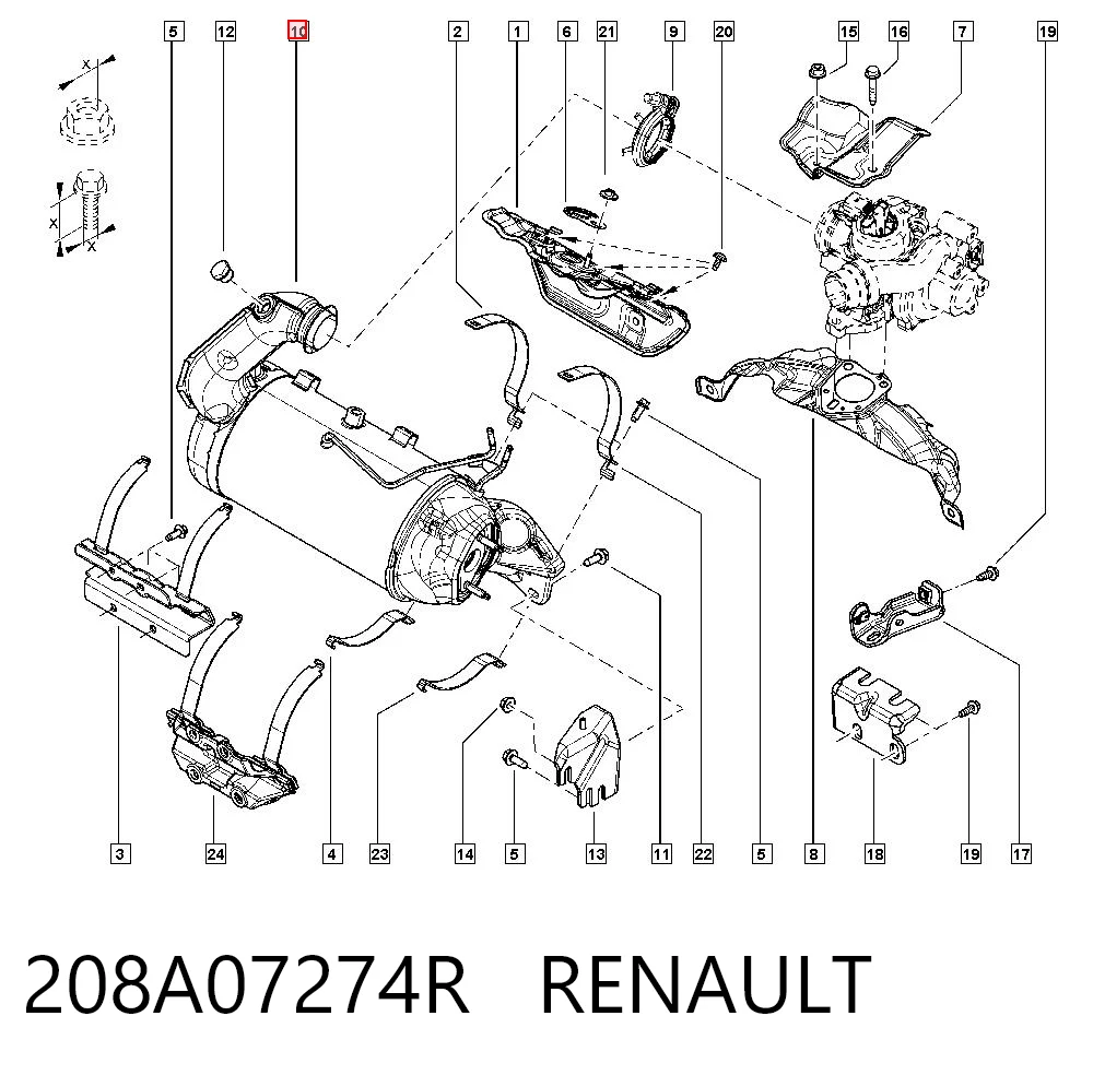  Сажевый фільтр Renault Megane 4