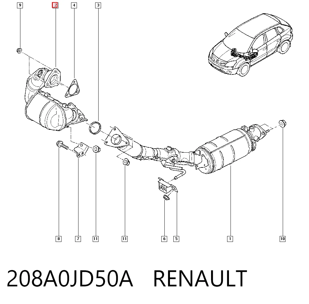 Конвертор-каталізатор Nissan X-Trail 