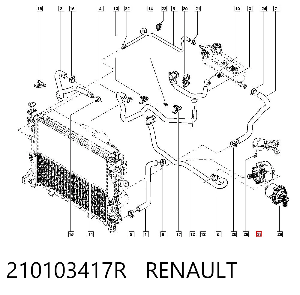 Помпа A4535000000 Mercedes