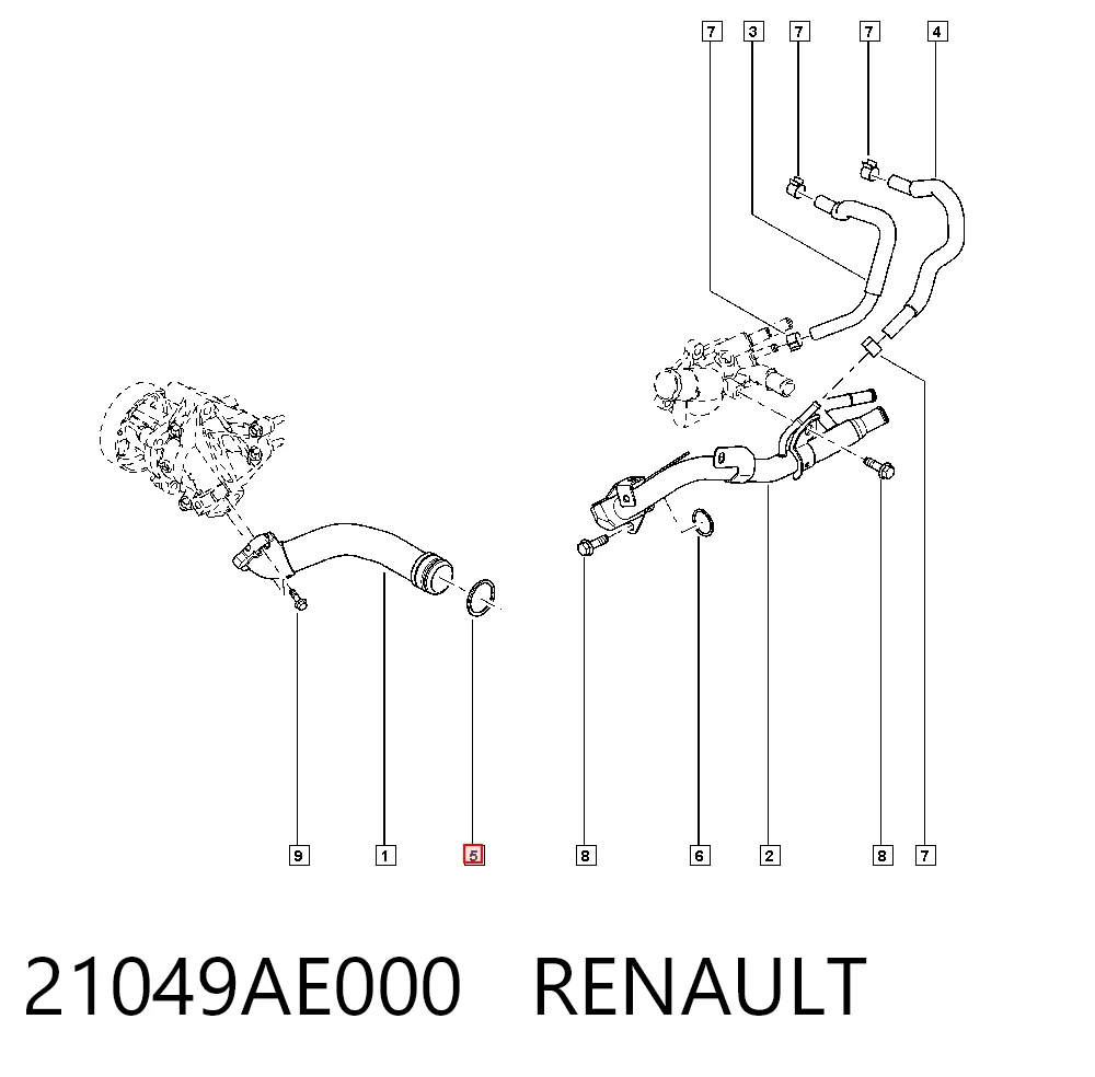 Купити Прокладка термостата Nissan X-Trail  T30