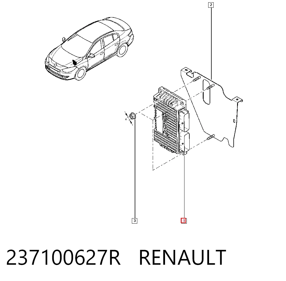 ЕБУ Nissan/Infiniti 237100422R ціна, від 16.47 USD