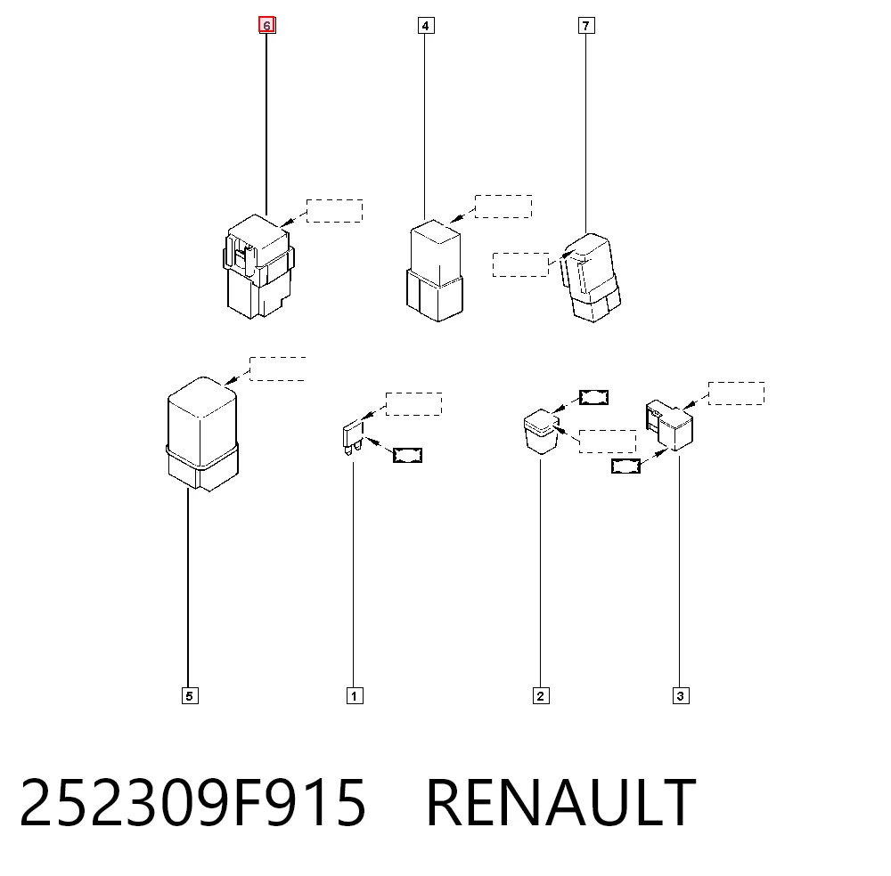 Реле вентилятора Nissan JUKE JPN хетчбек (F15) (2010 - 2019) ціна, від 4.15 USD