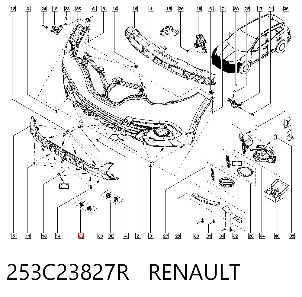 253C23827R Renault (RVI)