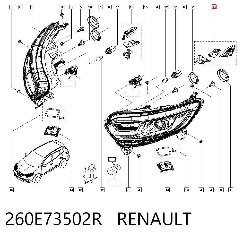 260E73502R Renault (RVI)