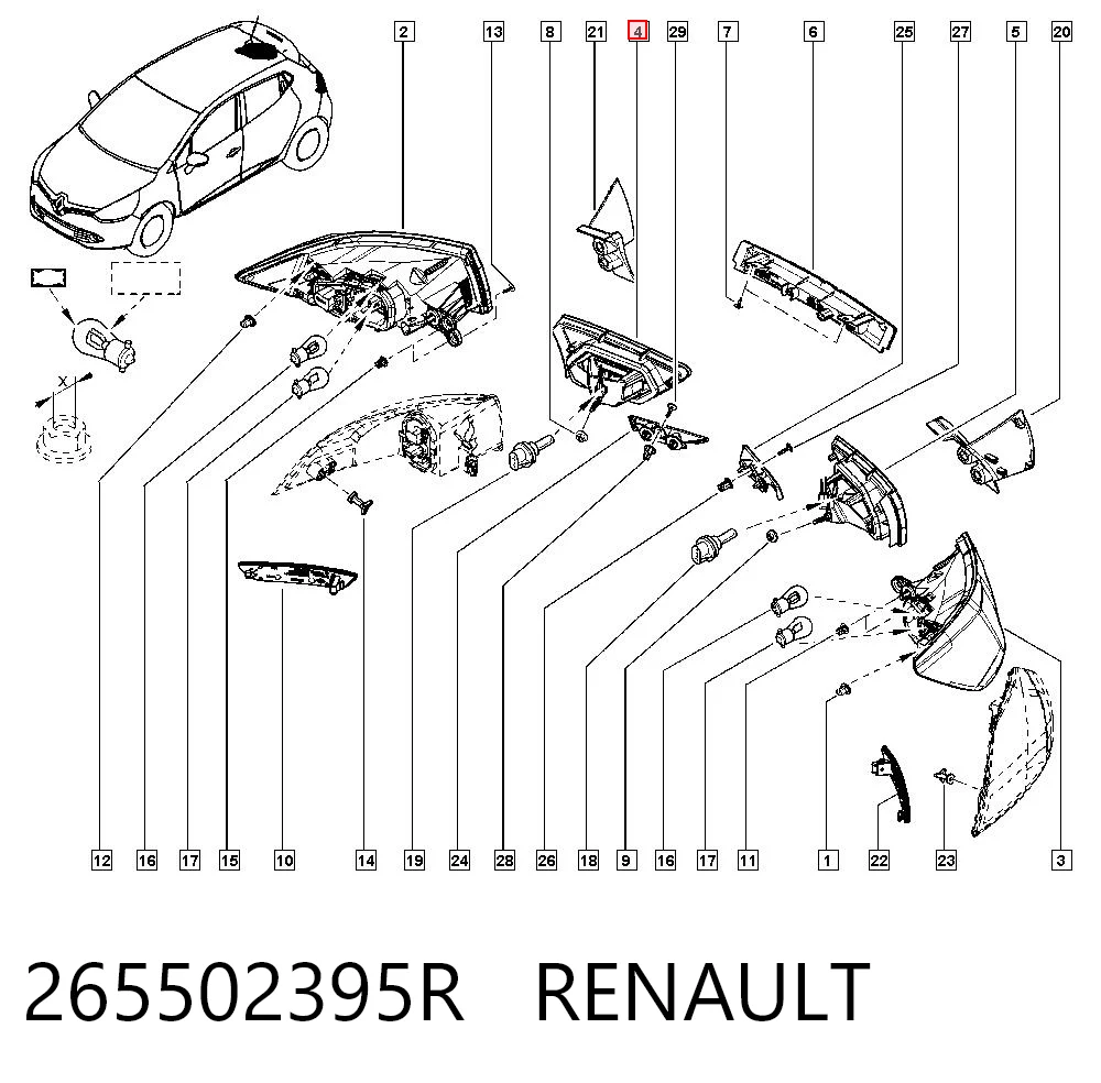 LLI981 Magneti Marelli Ліхтар задній правий