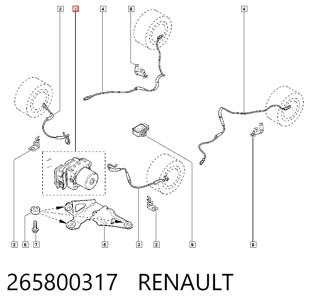 Блоки ABS Bosch 265231300