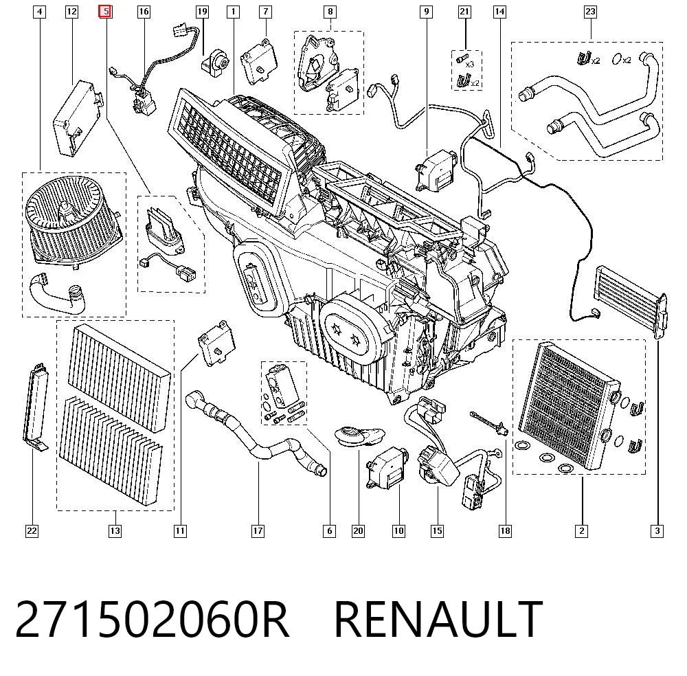 271502060R Renault (RVI) Регулятор оборотів пічки