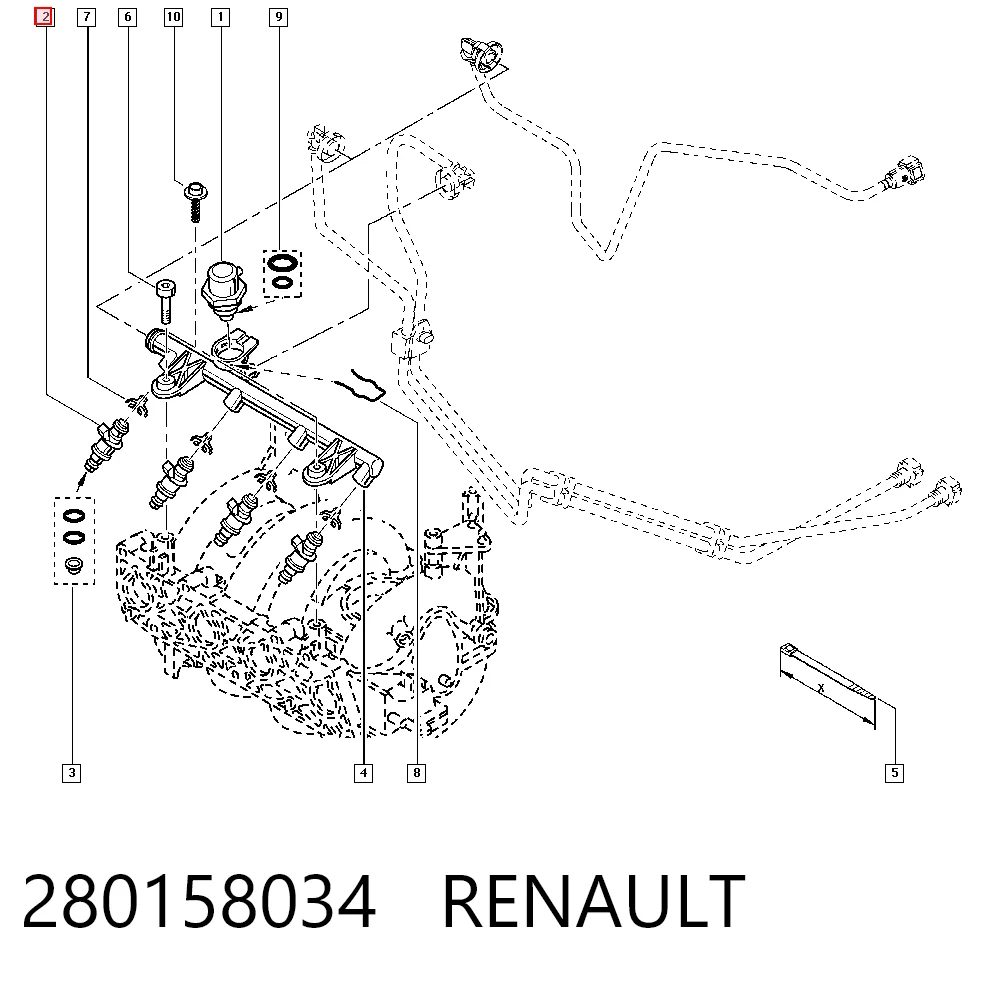 Форсунка паливна Euroex EX27124 ціна, від 12.70 USD