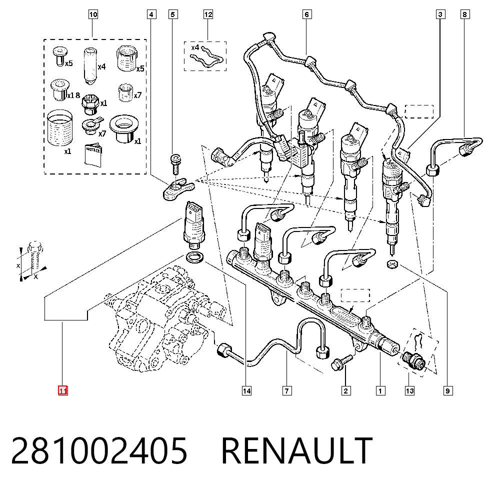281002405 Renault (RVI) Манометри