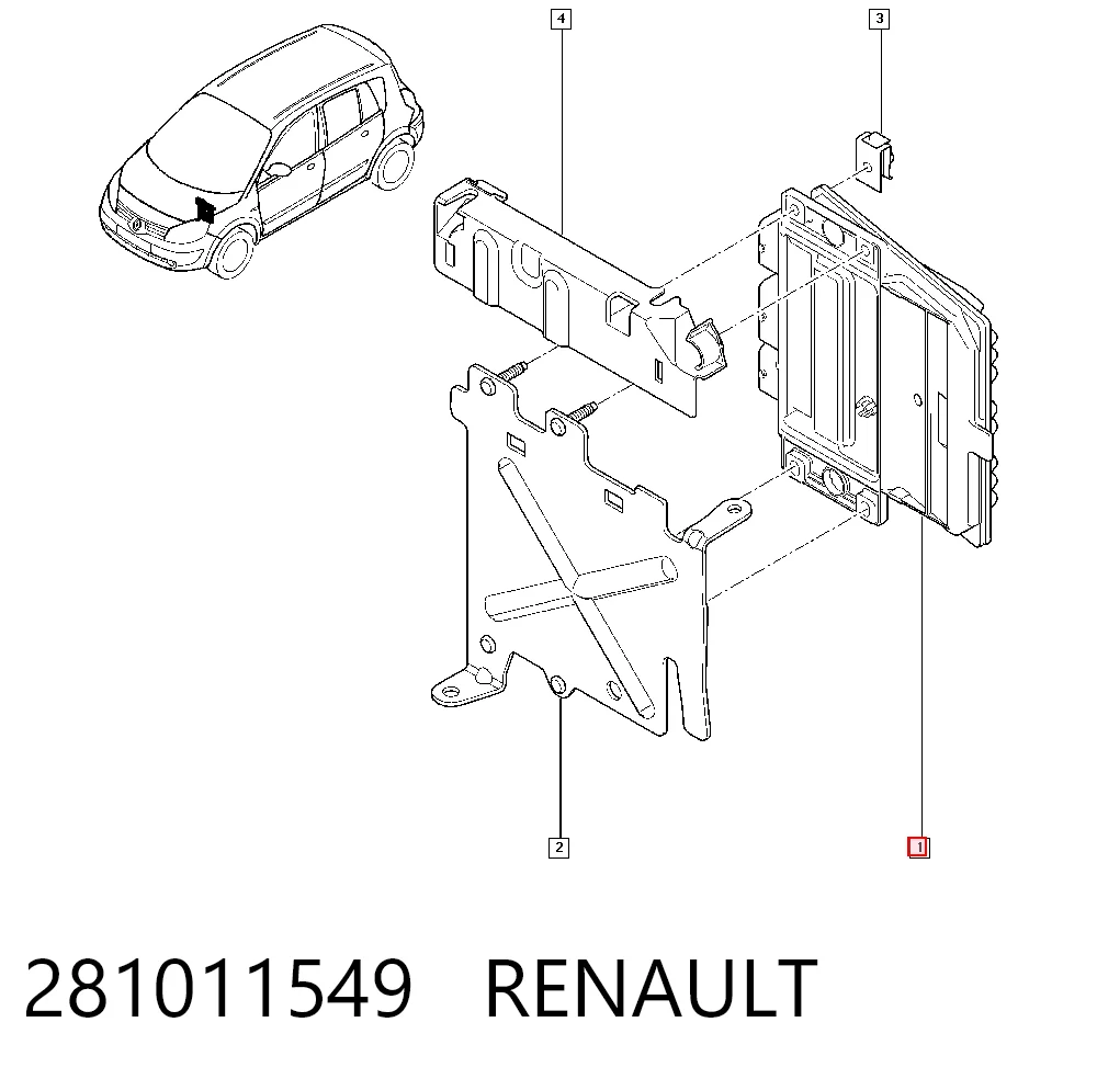 Купити Електронний блок керування двигуном Renault Scenic GRAND III JZ0, JZ1