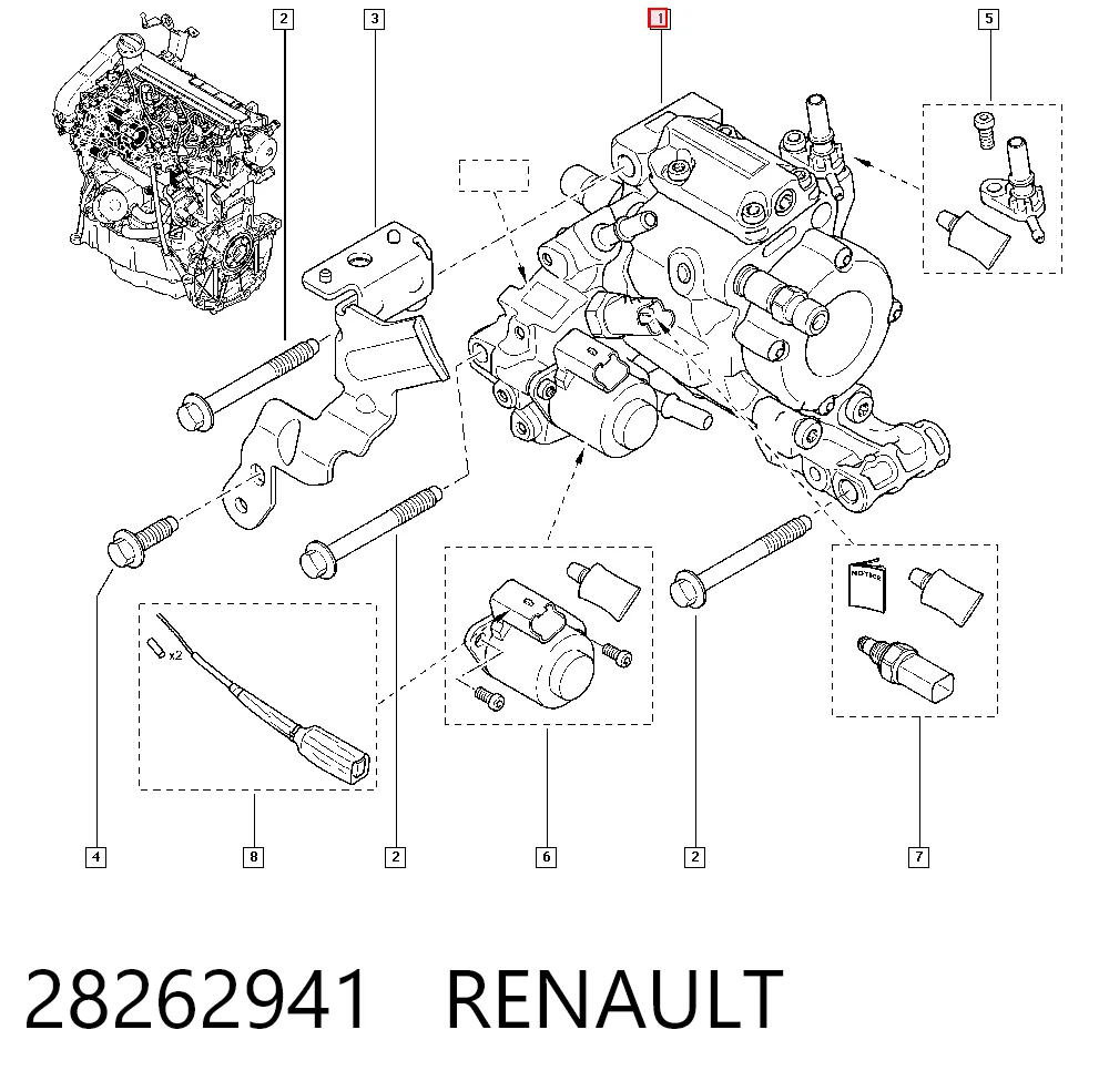 ПНВТ Renault Fluence 