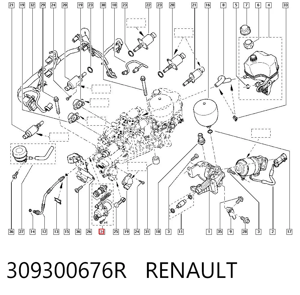 AMTK034 Magneti Marelli Корпус клапана коробки автомат