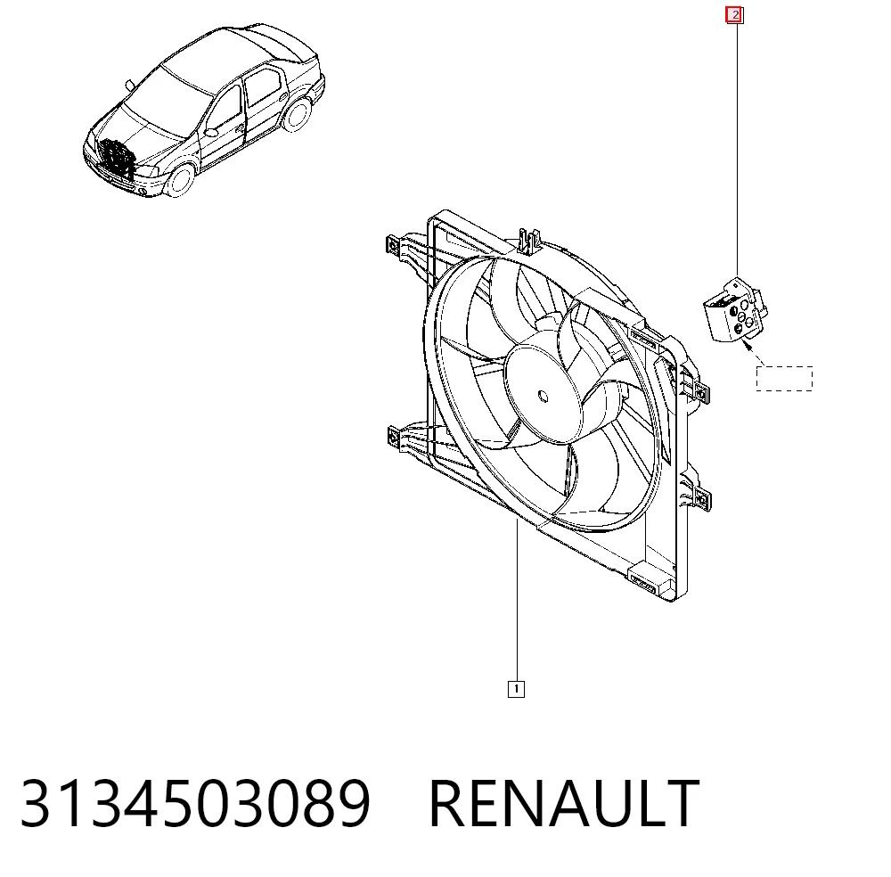 Реле вентилятора AND 14959053 ціна, від 11.88 USD