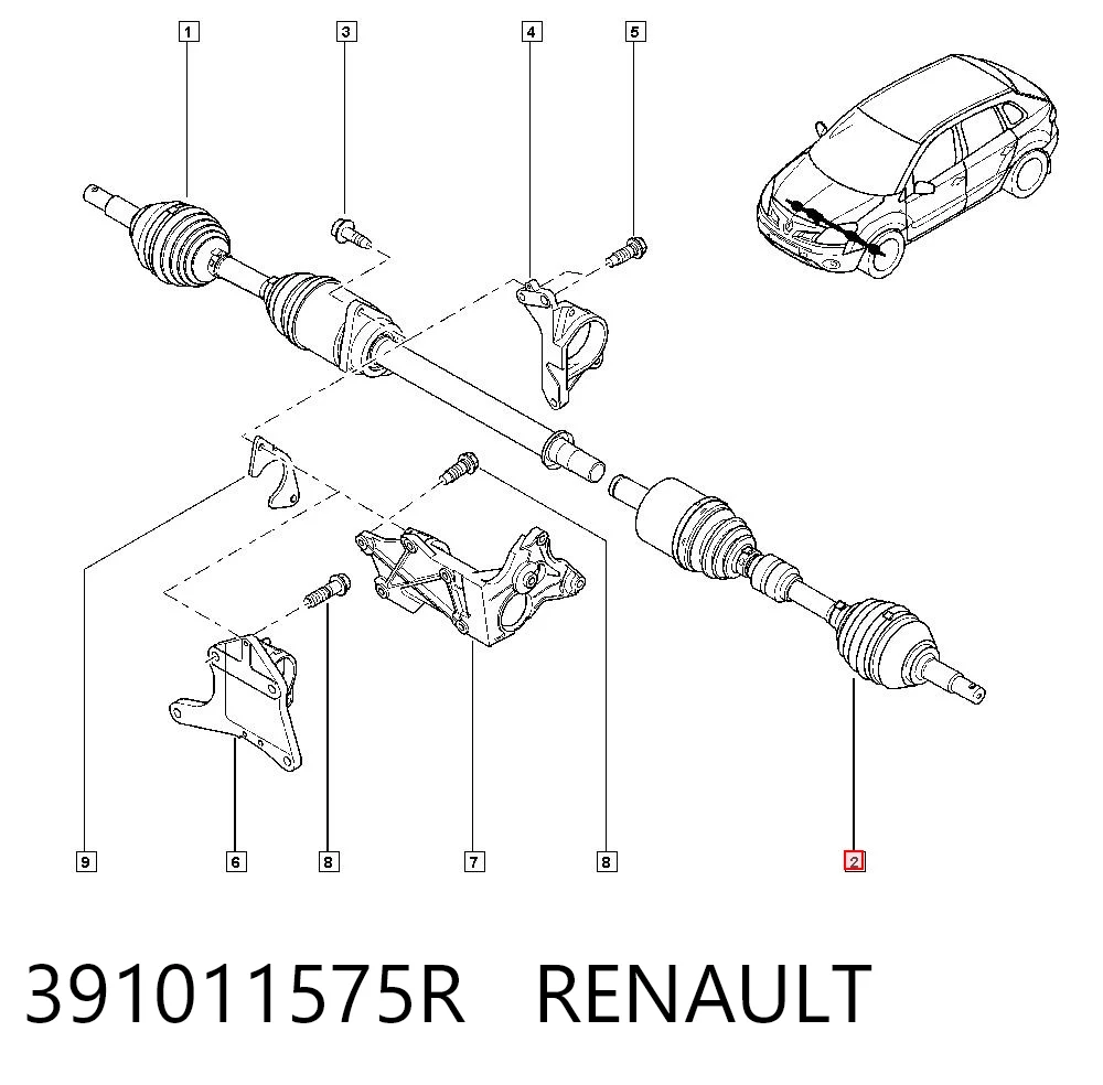 391011575R Renault (RVI)