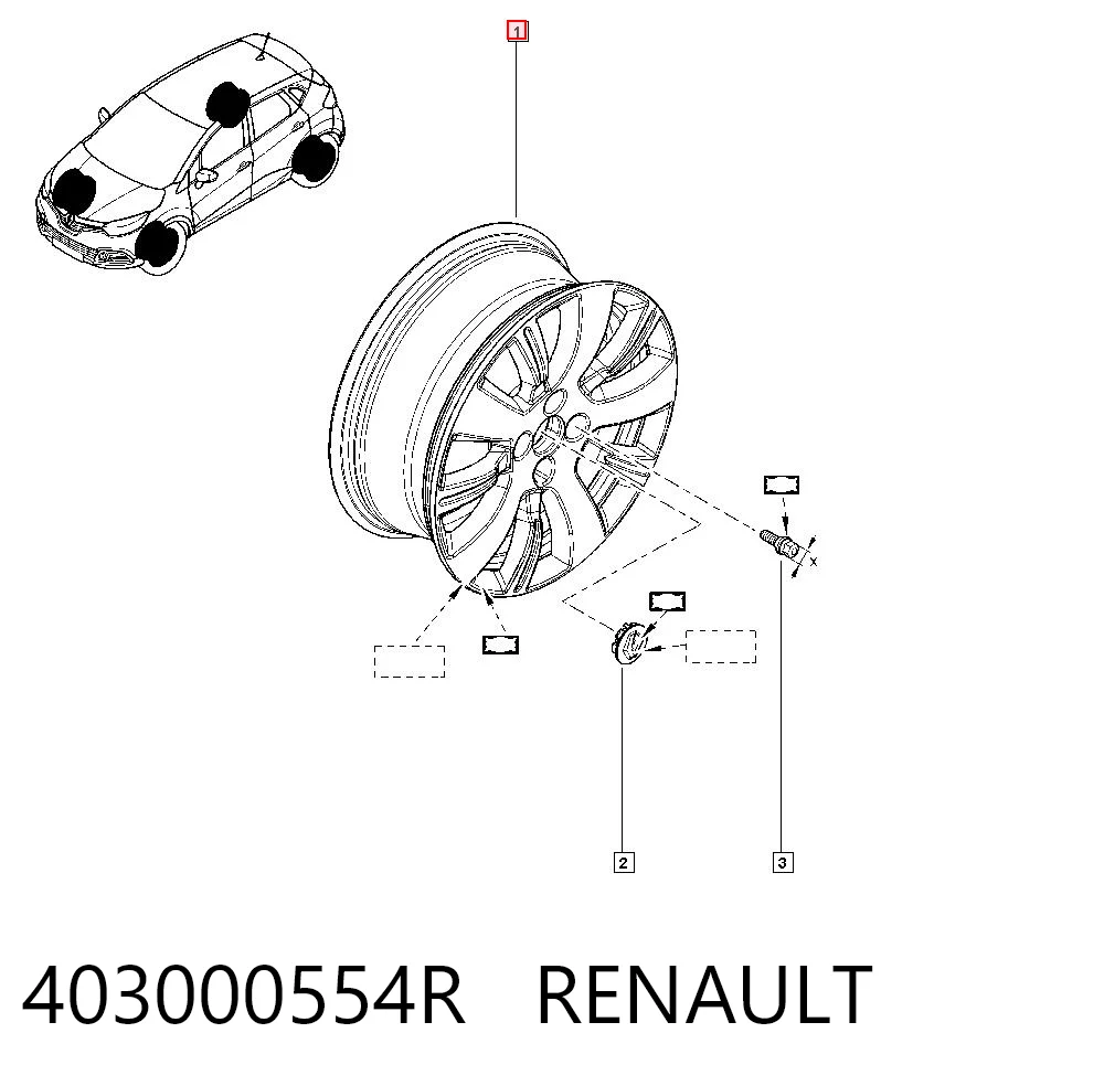 403000554R Renault (RVI)