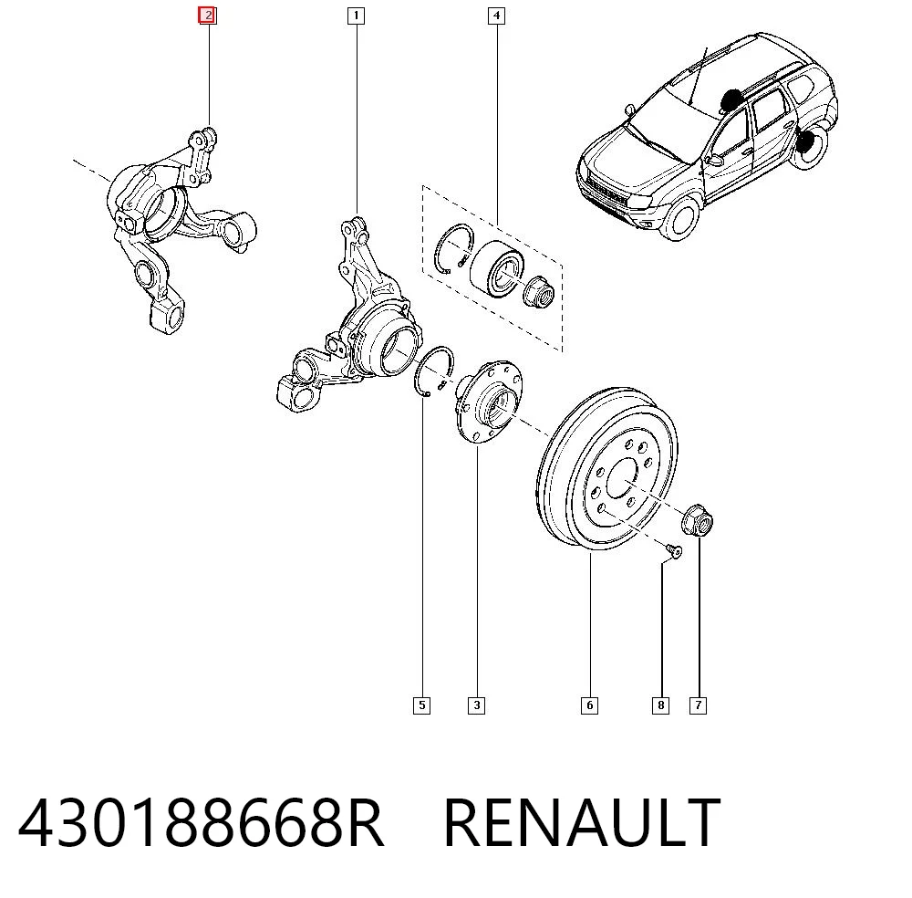 430188668R Renault (RVI)