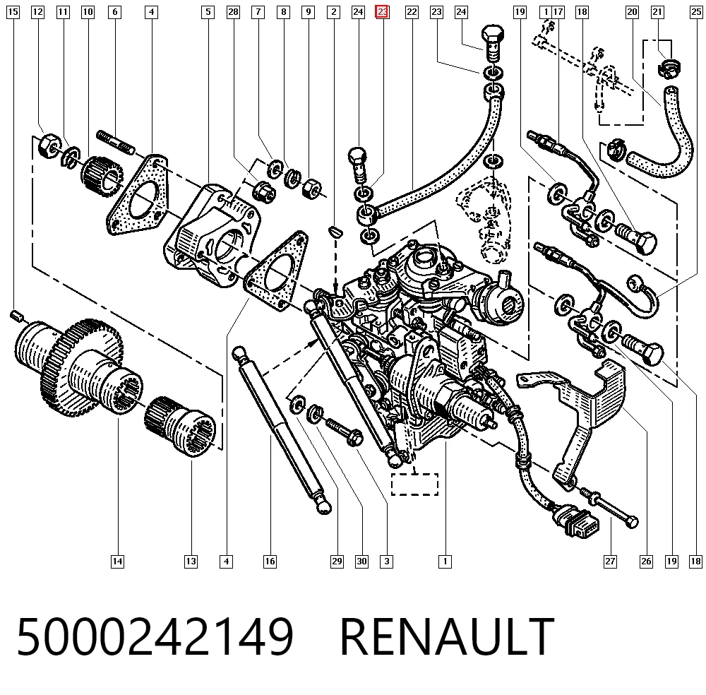 Ущільнювальне кільце, універсальне Peugeot/Citroen 156208