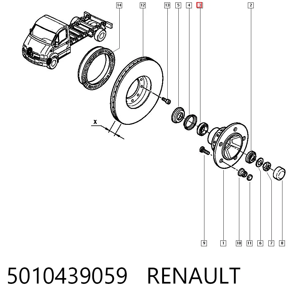 Підшипник ступиці передній, внутрішній SKF 33108 ціна, від 17.39 USD