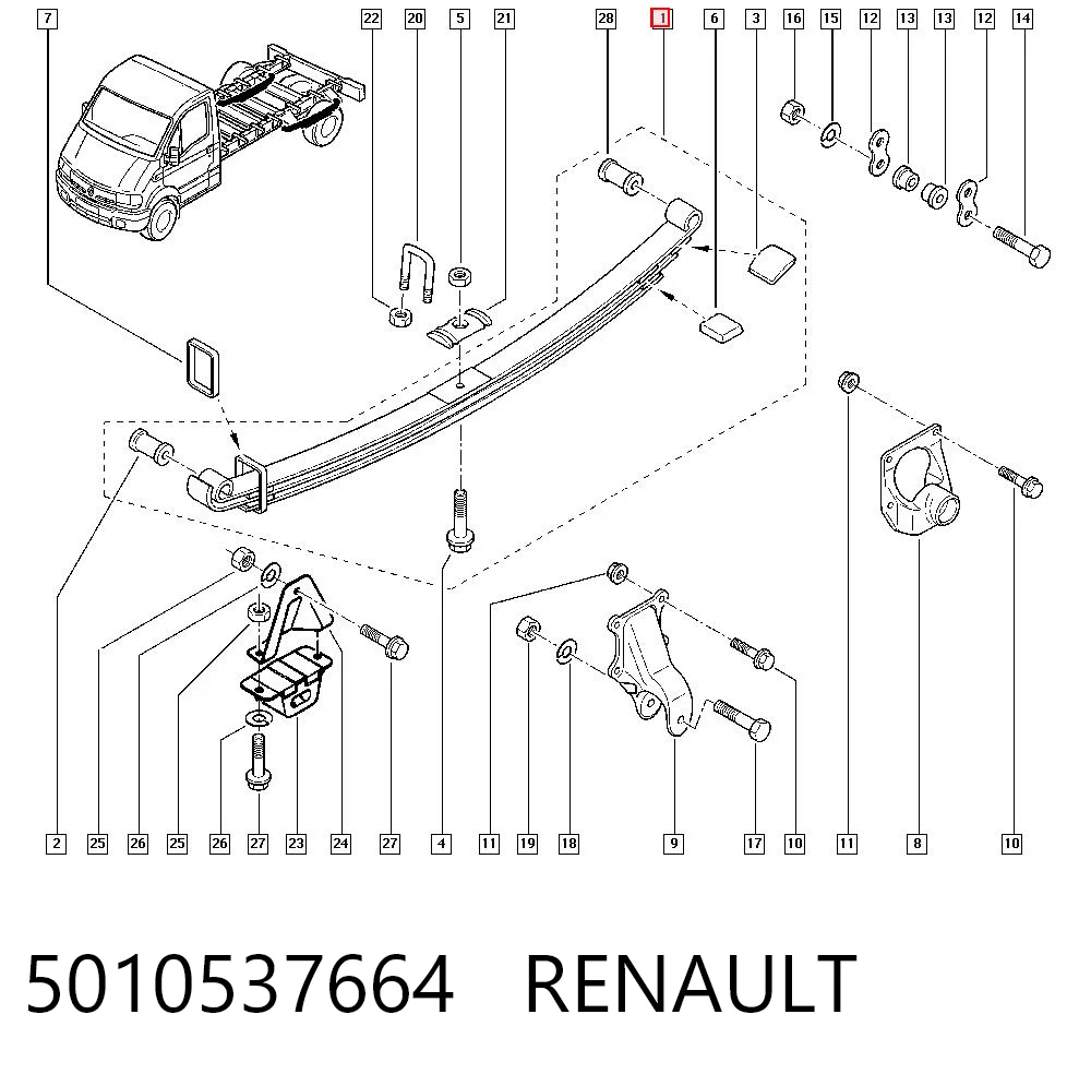 5010537664 Renault (RVI)