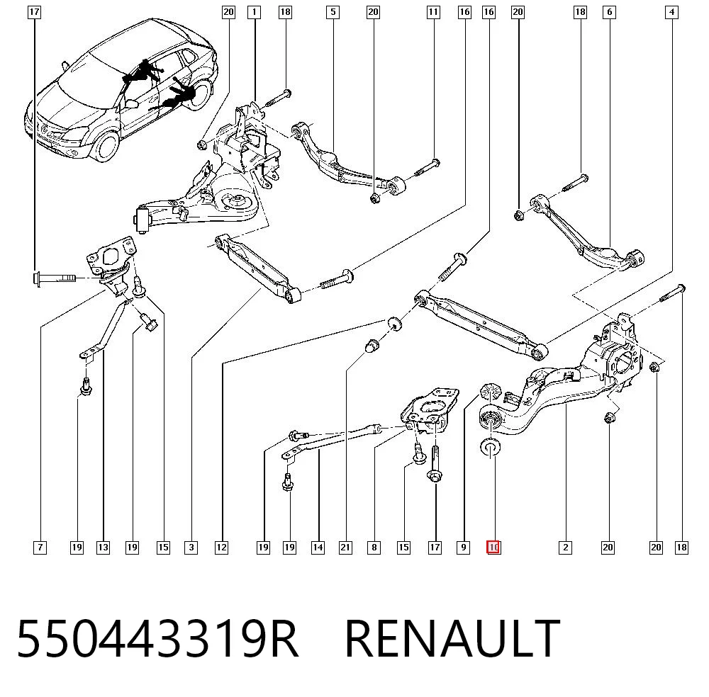 550443319R Renault (RVI)