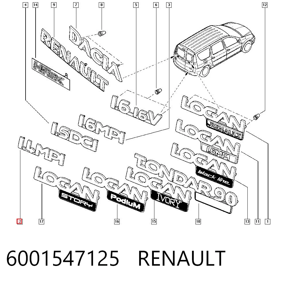 6001547125 Renault (RVI)
