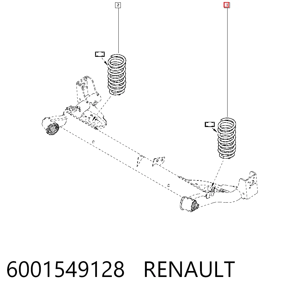 Купити S75006 Tangun Задні пружини