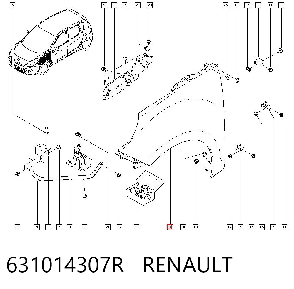 631014307R Renault (RVI)