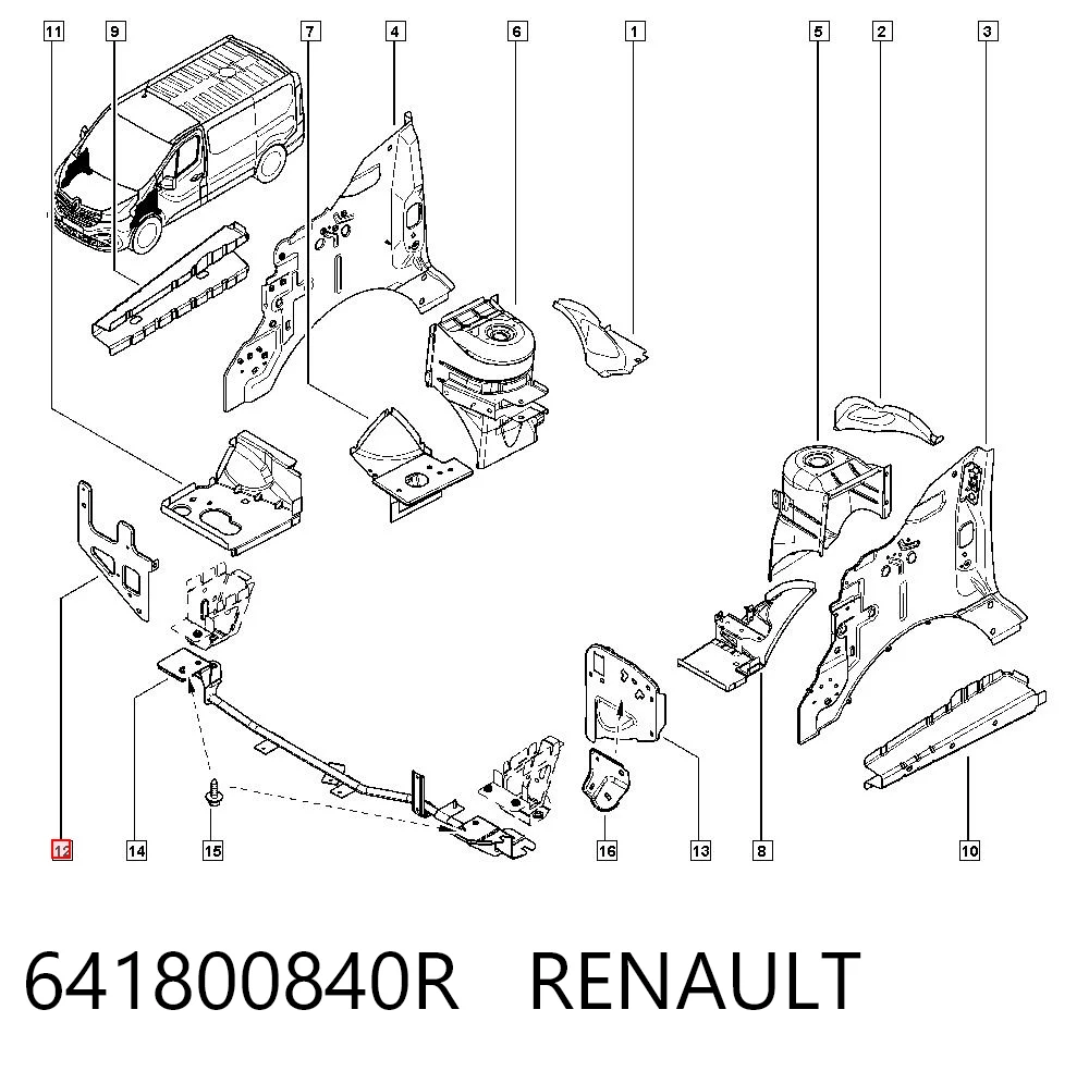 641800840R Renault (RVI)
