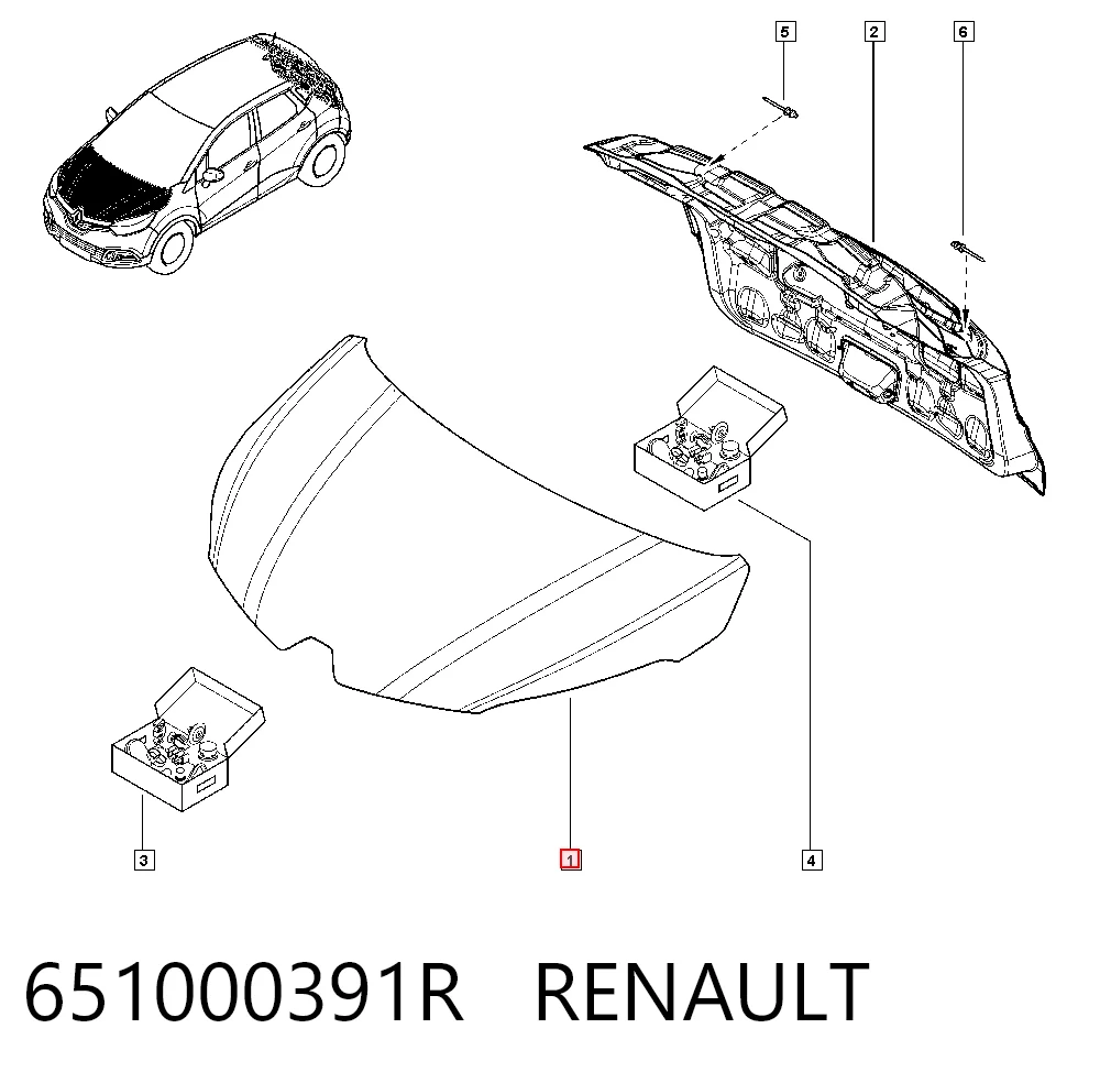 Капот Simyi SYRN016G002 ціна, від 182.53 USD