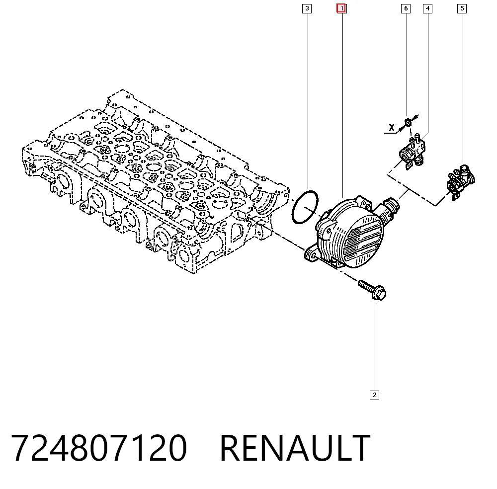 Вакуумний насос 8200478188 Opel