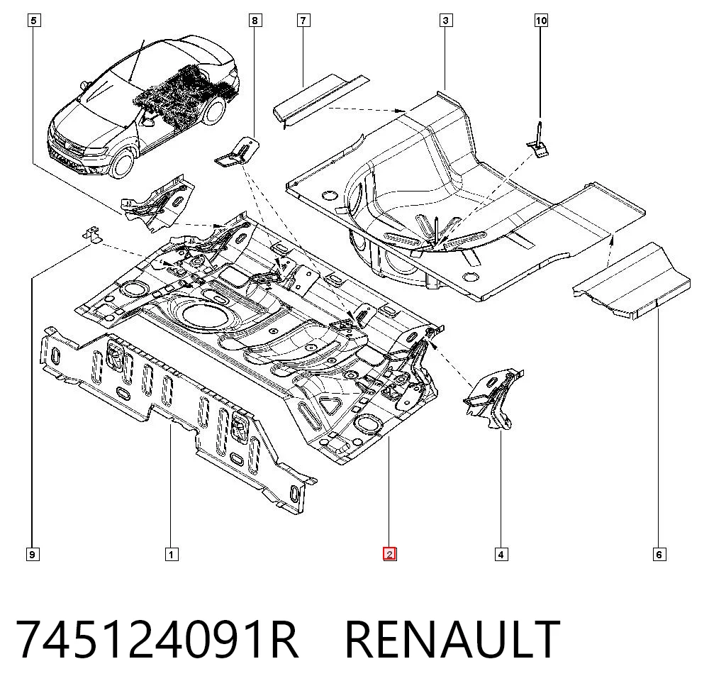 745124091R Renault (RVI)