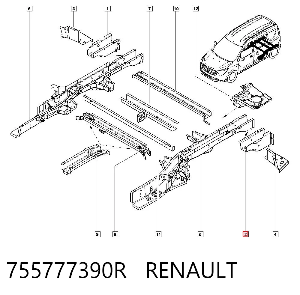 755777390R Renault (RVI)