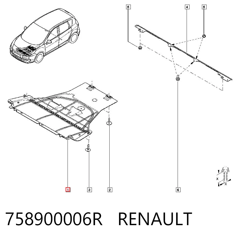 CVR98353 Magneti Marelli Захист піддона двигуна