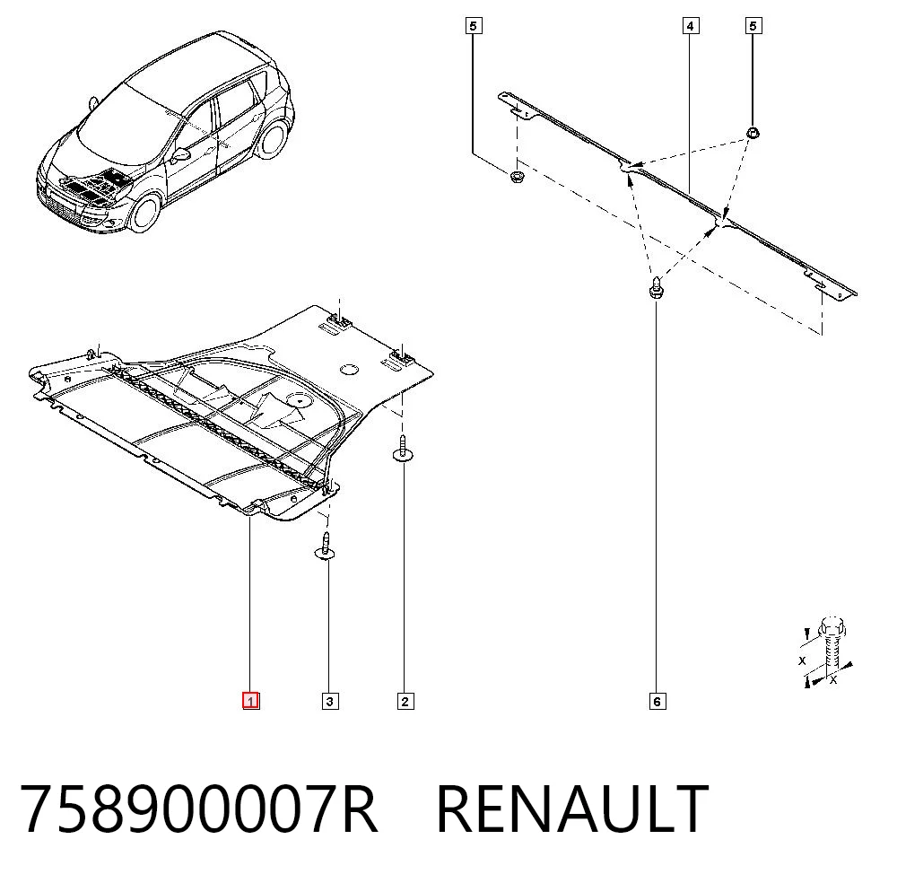 Захист моторного відсіку Magneti Marelli CVR98353 ціна, від 39.29 USD