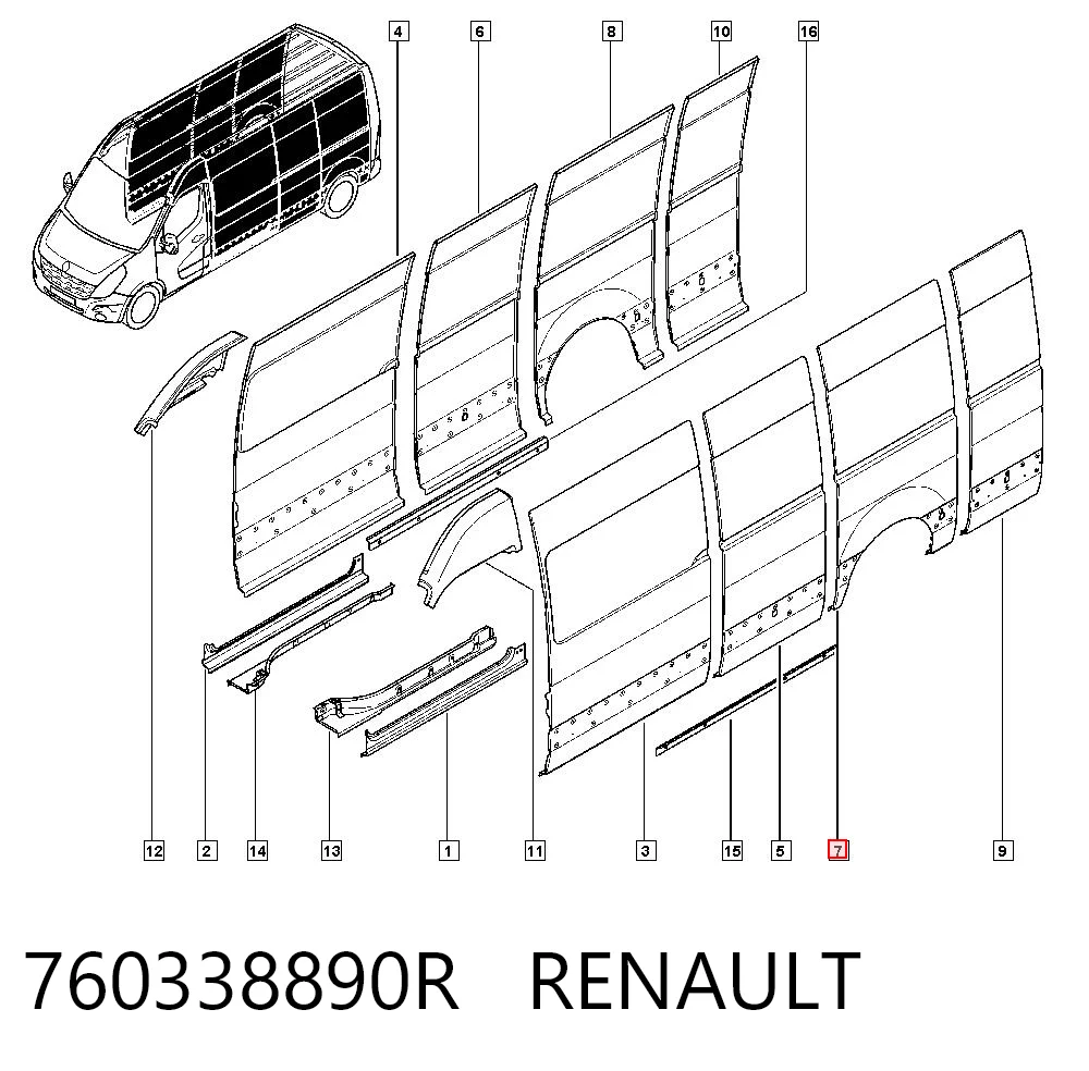 760338890R Renault (RVI)