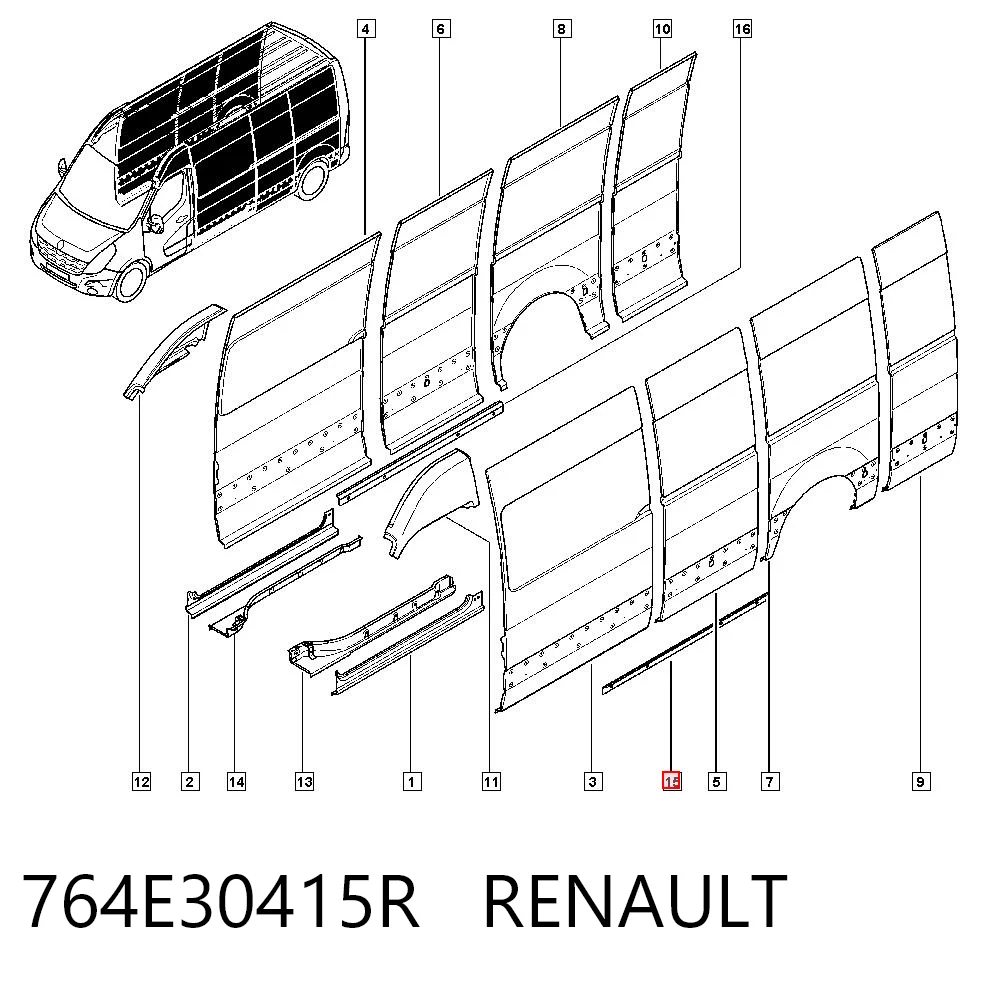 764E30415R Renault (RVI)