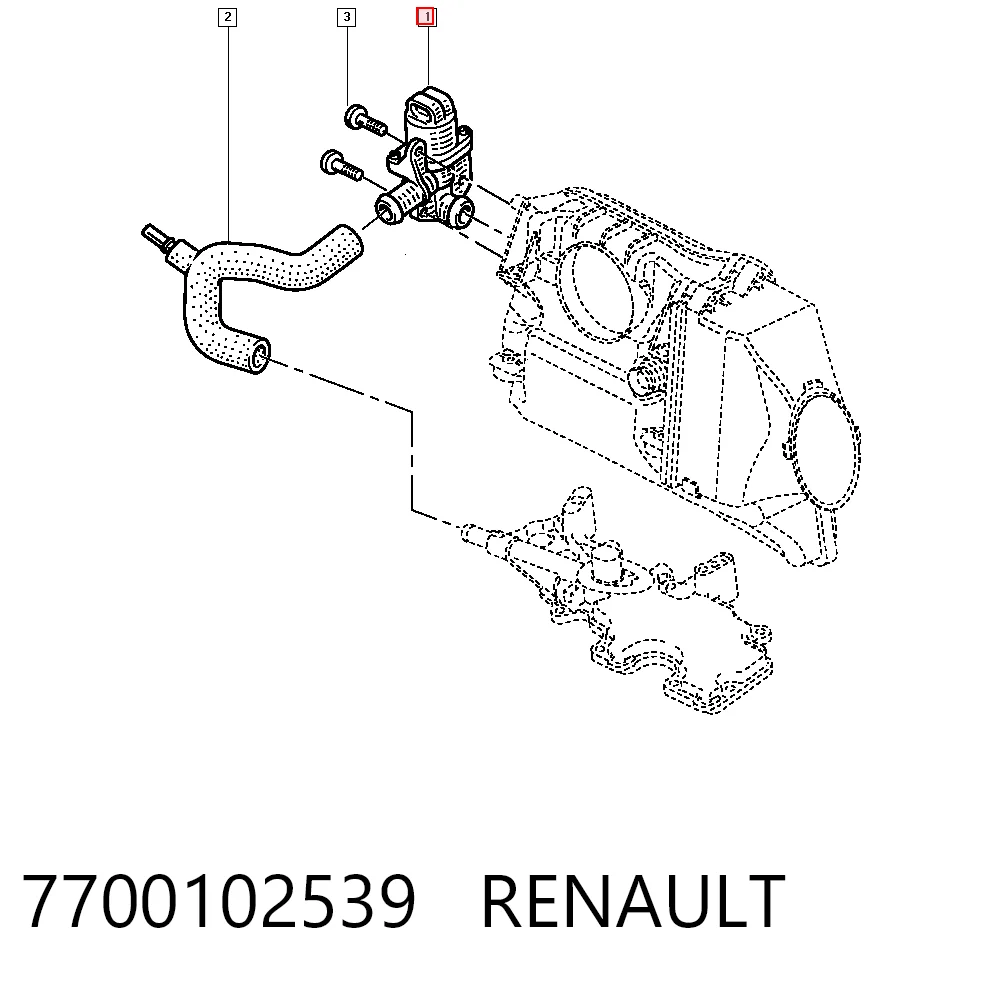 7700102539 Renault (RVI) РХХ
