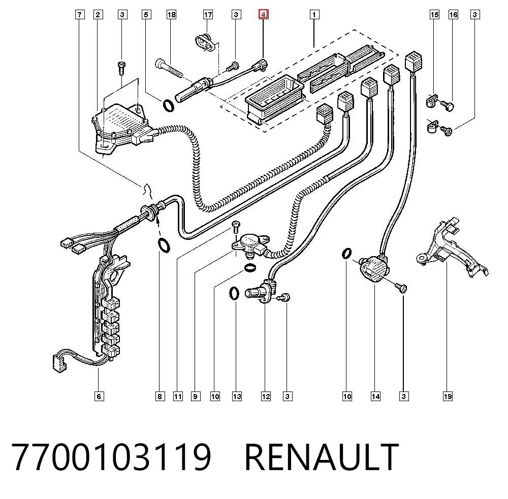 7700103119 Renault (RVI) Датчик швидкості спідометра