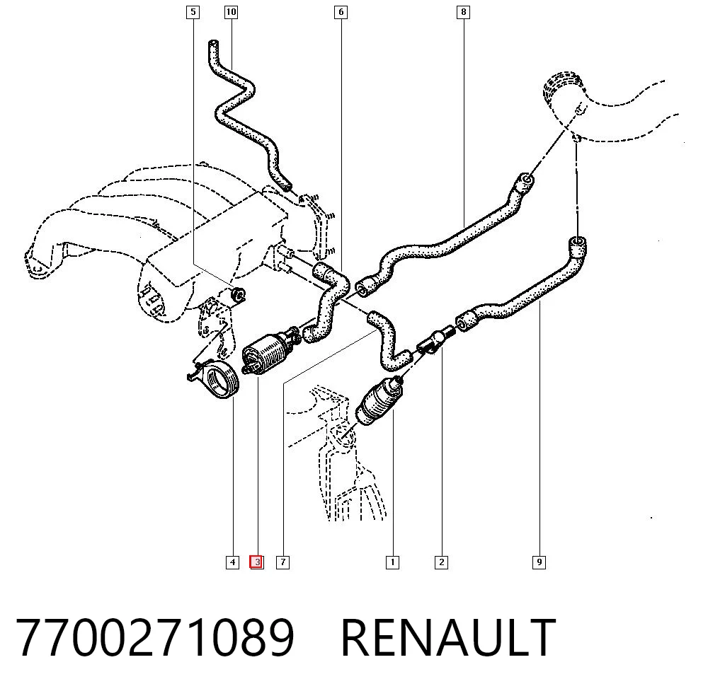 7700271089 Renault (RVI) РХХ