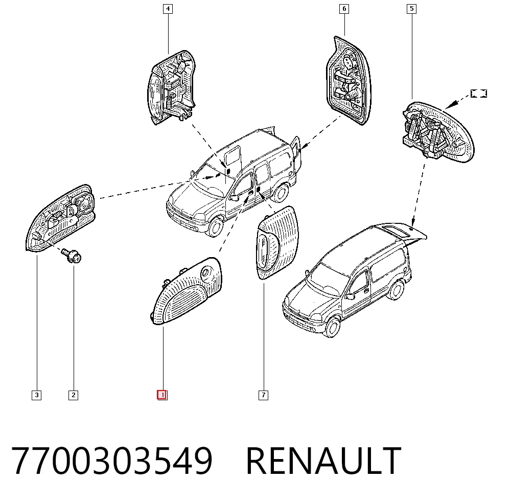 Ручка передньої двері зовнішня ліва Nissan/Infiniti 7700354478 ціна, від 5.06 USD