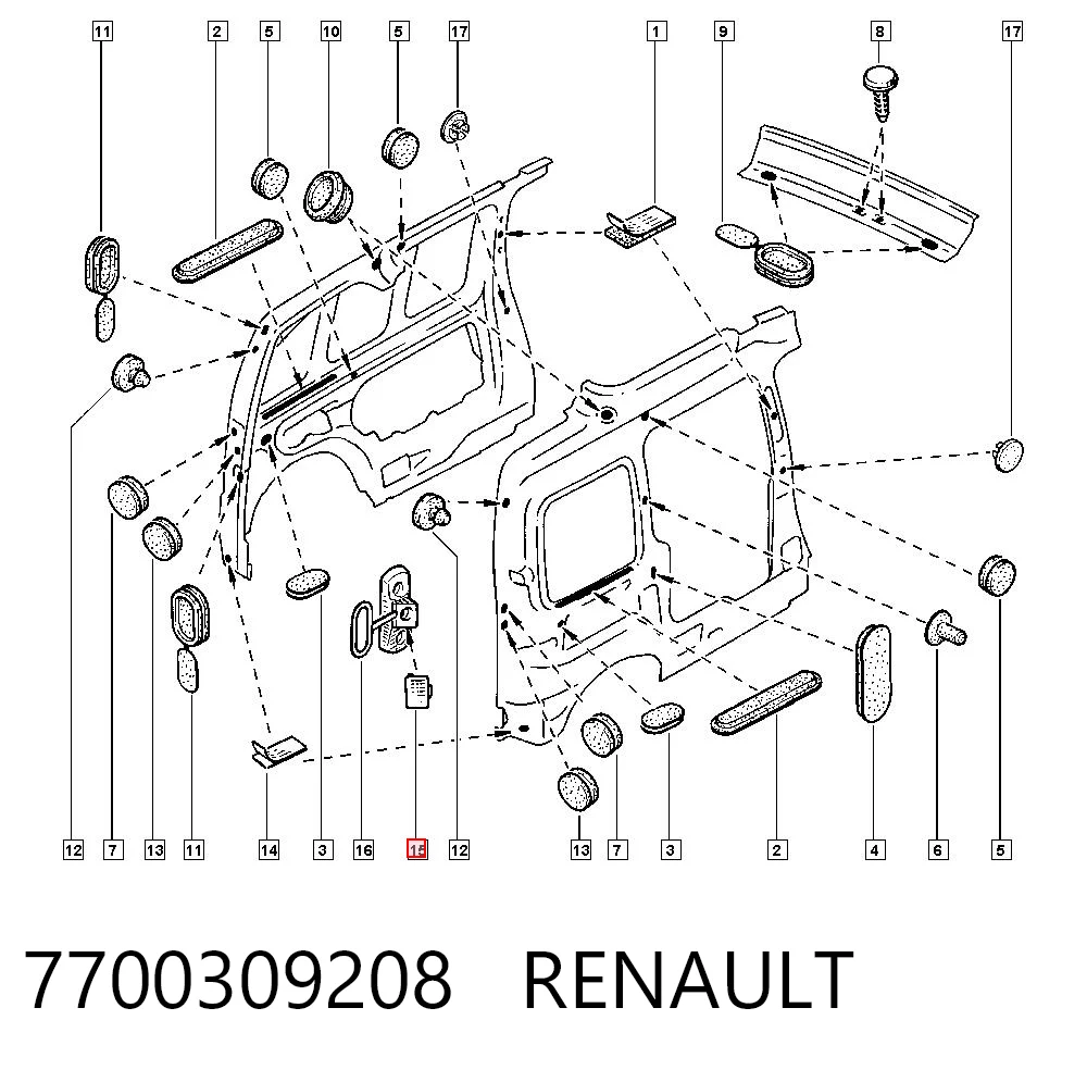 7700309208 Renault (RVI)