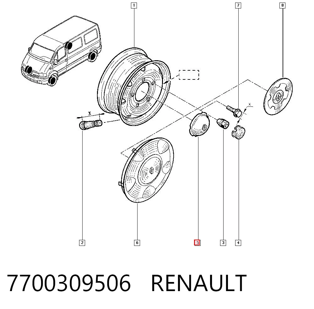7700309506 Renault (RVI)