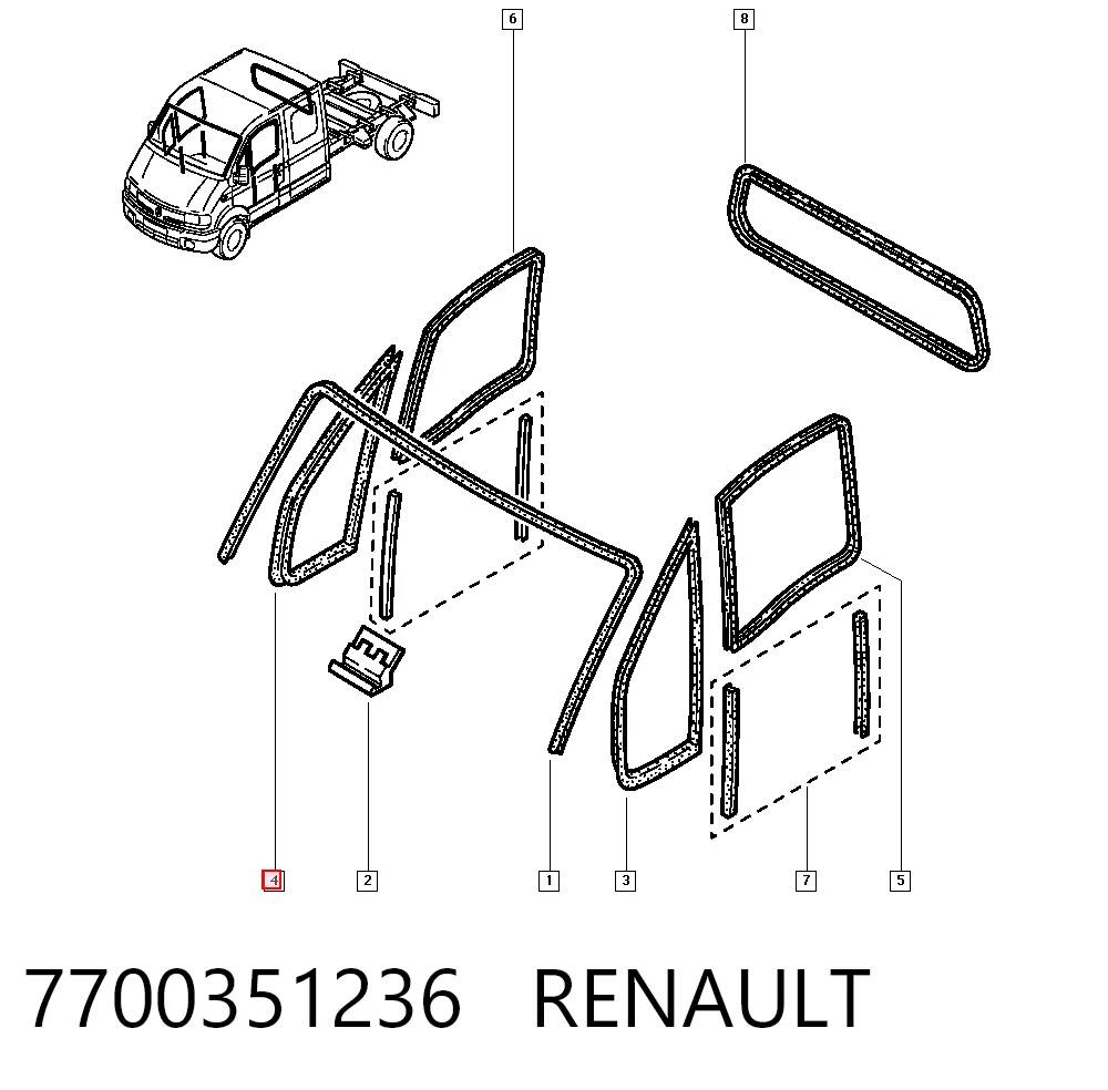 7700351236 Renault (RVI)