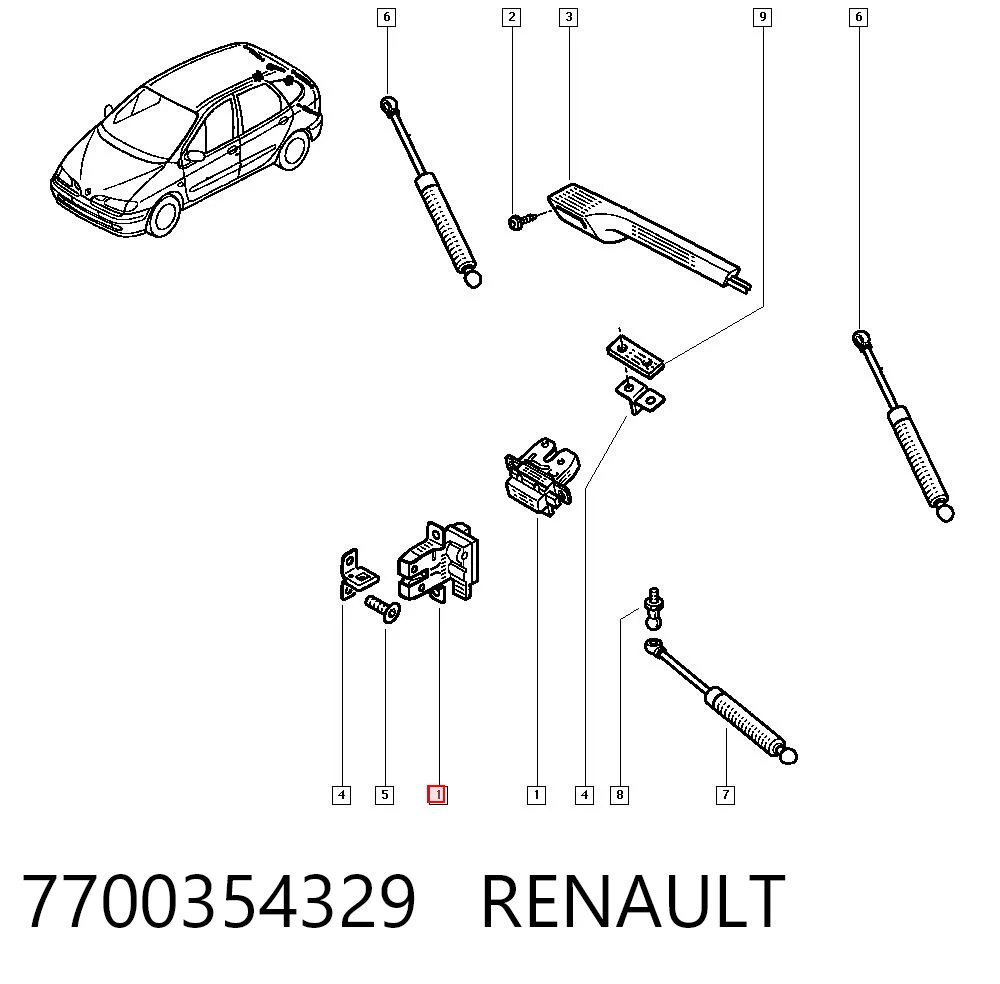 7700354329 Renault (RVI)
