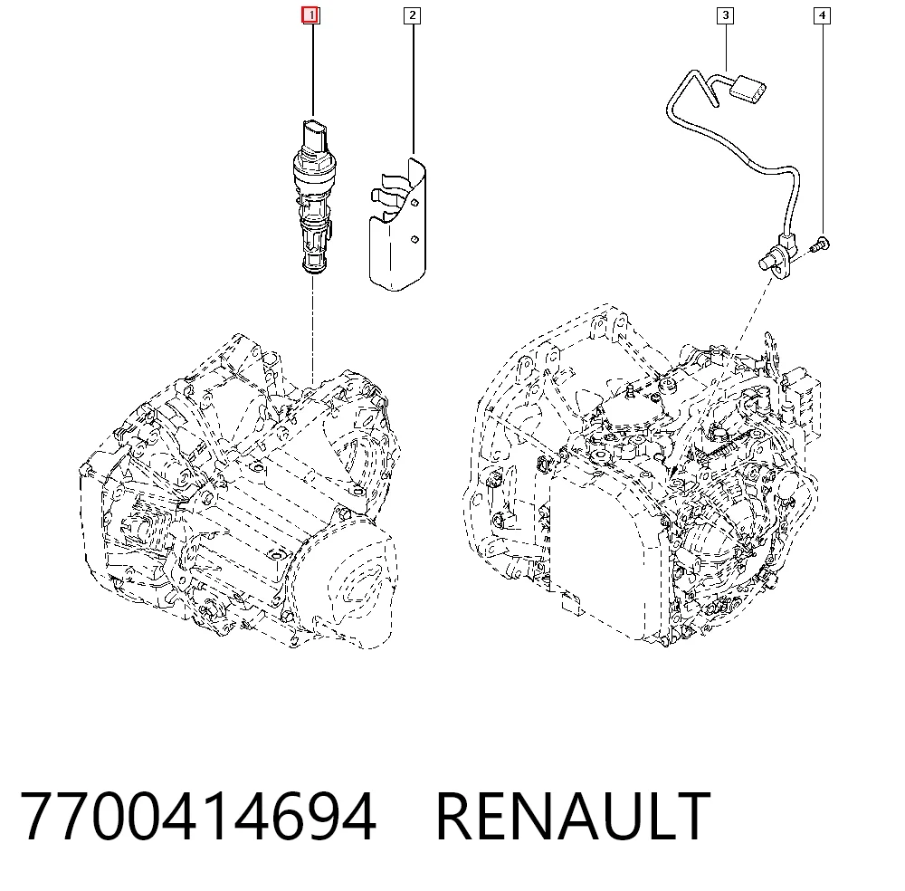 7700414694 Renault (RVI) Датчик швидкості спідометра